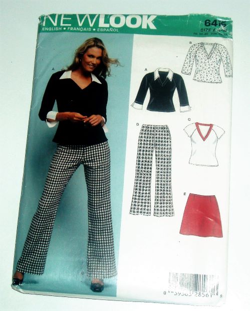New Look 6415 Misses Stretch Knit Tops, Skirt & Pants Pattern (2004) Sizes 8-18