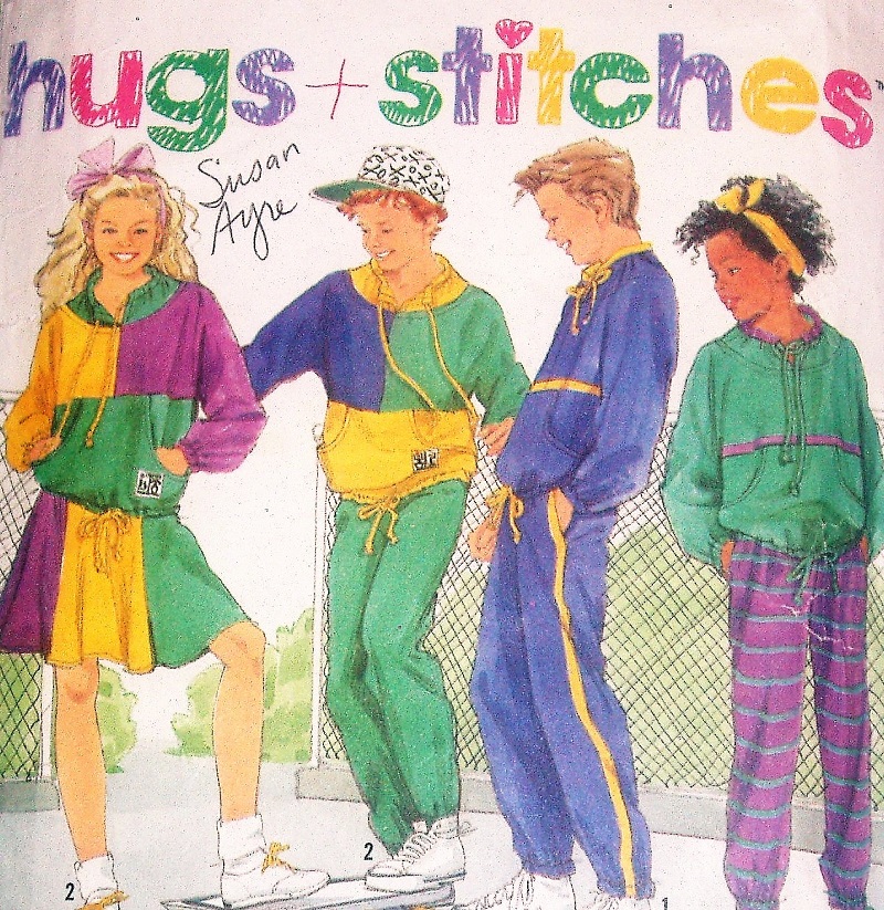 Simplicity 9883 Hugs + Stitches Unisex Top, Pants & Skirt Sewing Pattern (Sizes SM–LG)