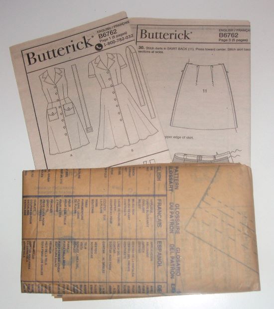 Butterick B6762 Sleeveless or Short Sleeve Dress Pattern Sizes 6–14