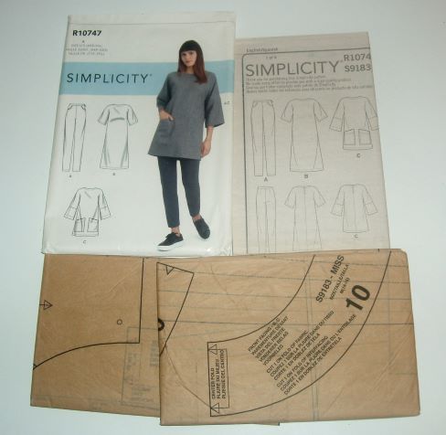 Simplicity R10747 Misses Tunic, Dress & Leggings Sewing Pattern (XXS–XXL)