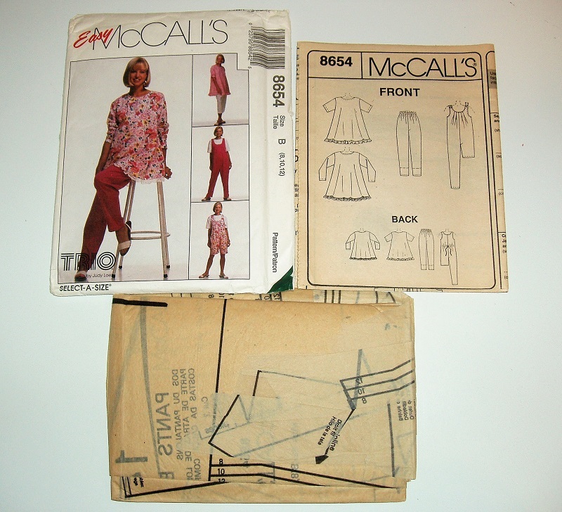 McCall's 8654 Easy Sewing Pattern Misses Cute Maternity Wear In Sizes 8-12