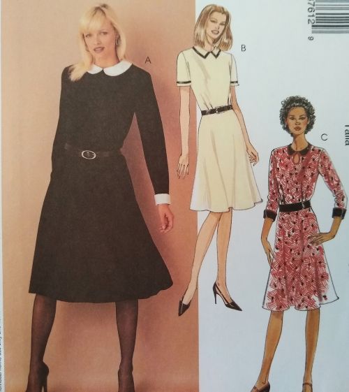 McCall’s 3761 Misses Dress Pattern (Sz 12–18, 2002)
