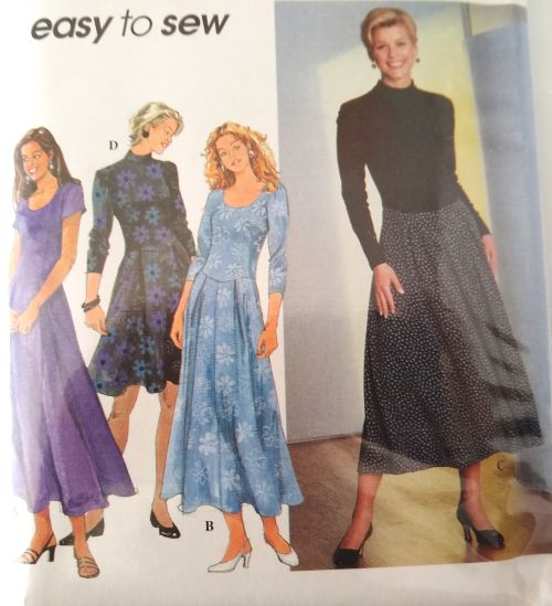 Simplicity 7792 Women's Dress Sewing Pattern Misses/Misses Petite Sizes 10-14 