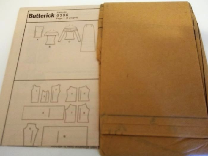 Butterick 6396 Chetta B Sewing Pattern Misses Formal Top & Skirt Sizes 6–10