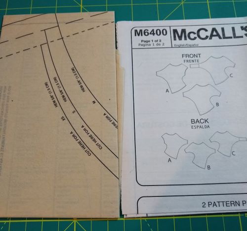 McCall's M6400 Easy Knit Pullover Tops Sewing Pattern Sz XS-Med