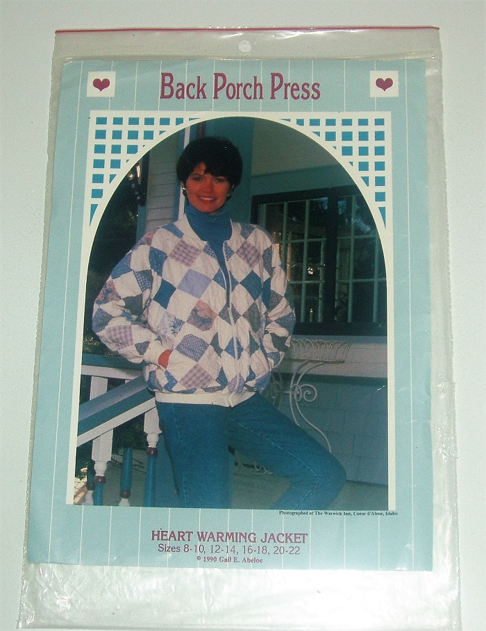 Back Porch Press Heart Warming Jacket Sewing Pattern – Misses Sizes 8–22
