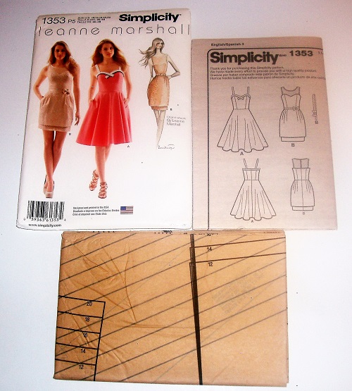 Simplicity 1353 Misses Dress Sewing Pattern – Sizes 12–20