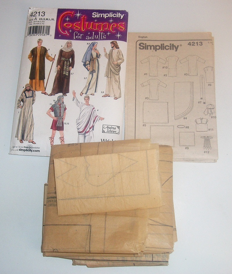 Simplicity 4213 Sewing Pattern Costumes for Adults Sz XS-XL