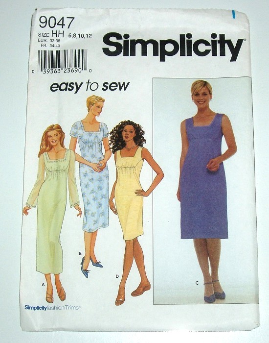 Simplicity 9047 Misses/Petite Dress Sewing Pattern (Sizes 6–12)