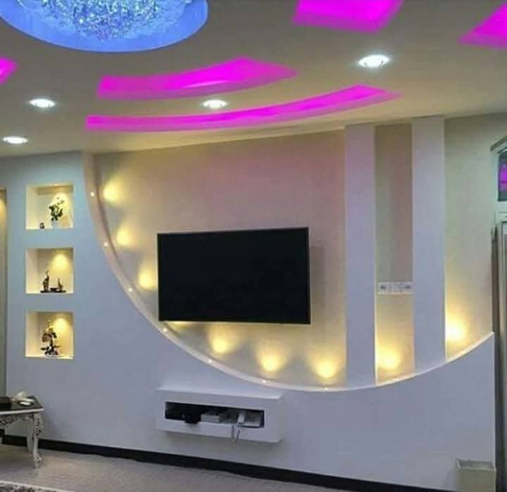 Tv Unit décoratif LED Frais Par M²