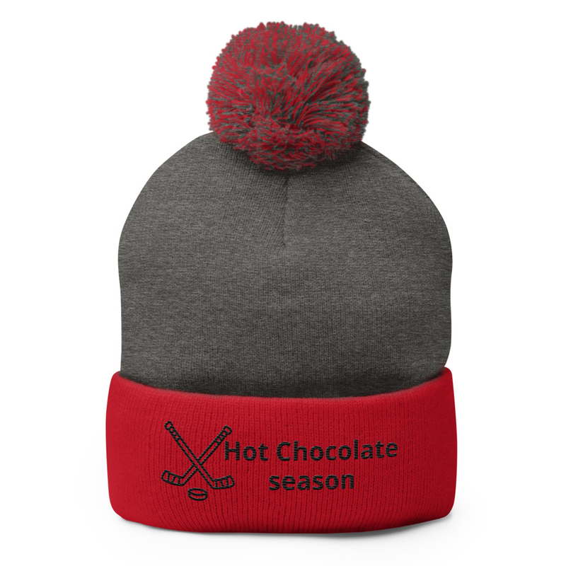Hot Chocolate Season Pom-Pom Beanie