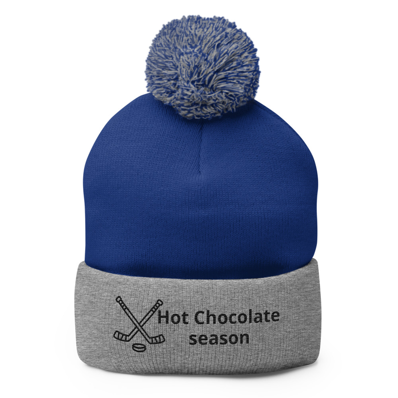 Hot Chocolate Season Pom-Pom Beanie