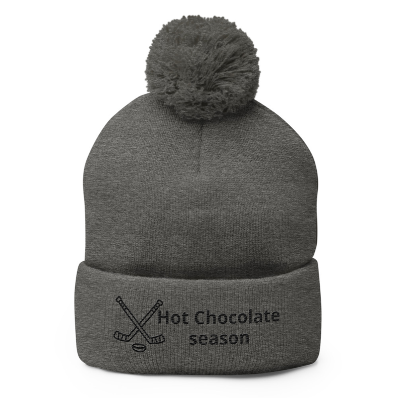 Hot Chocolate Season Pom-Pom Beanie