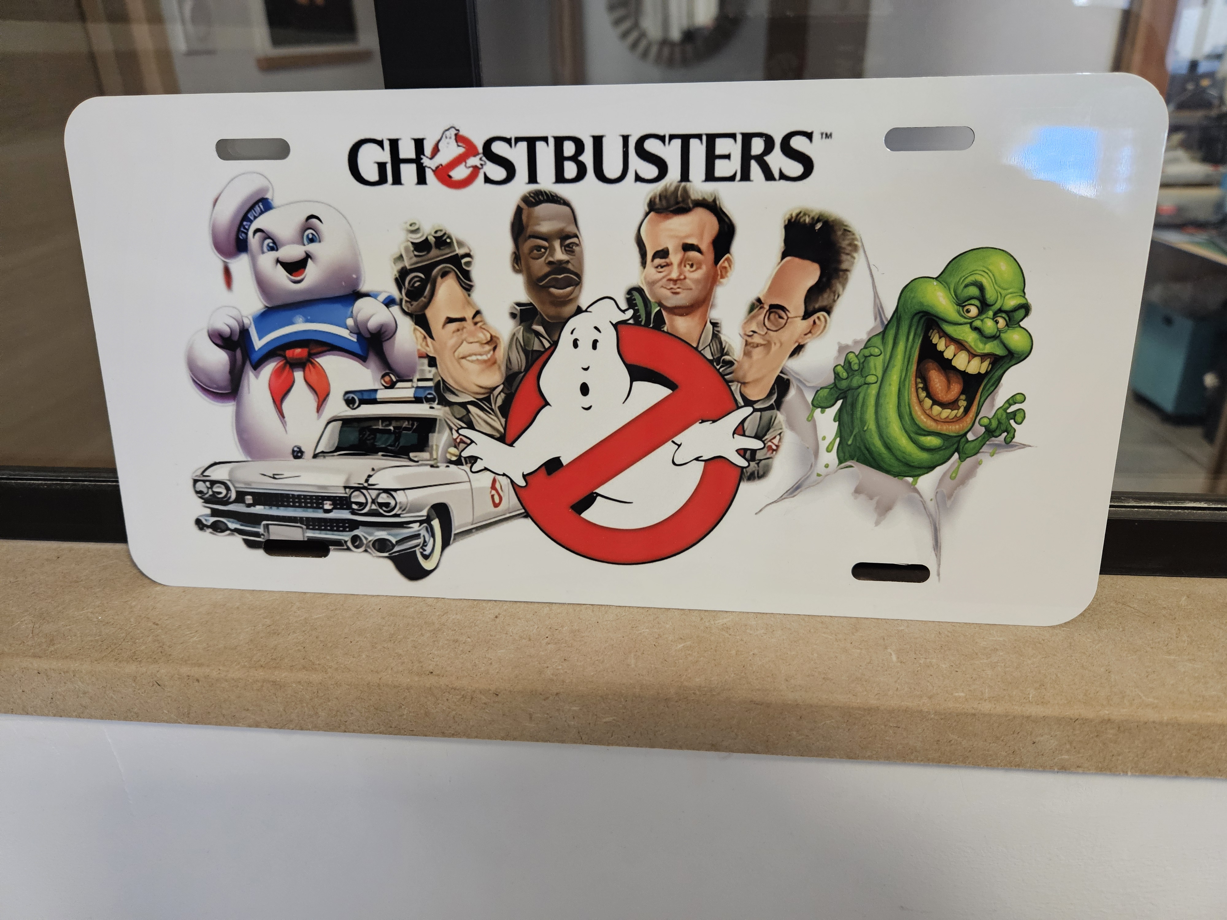 Plaque Alu sublimée thème "Ghosbusters'