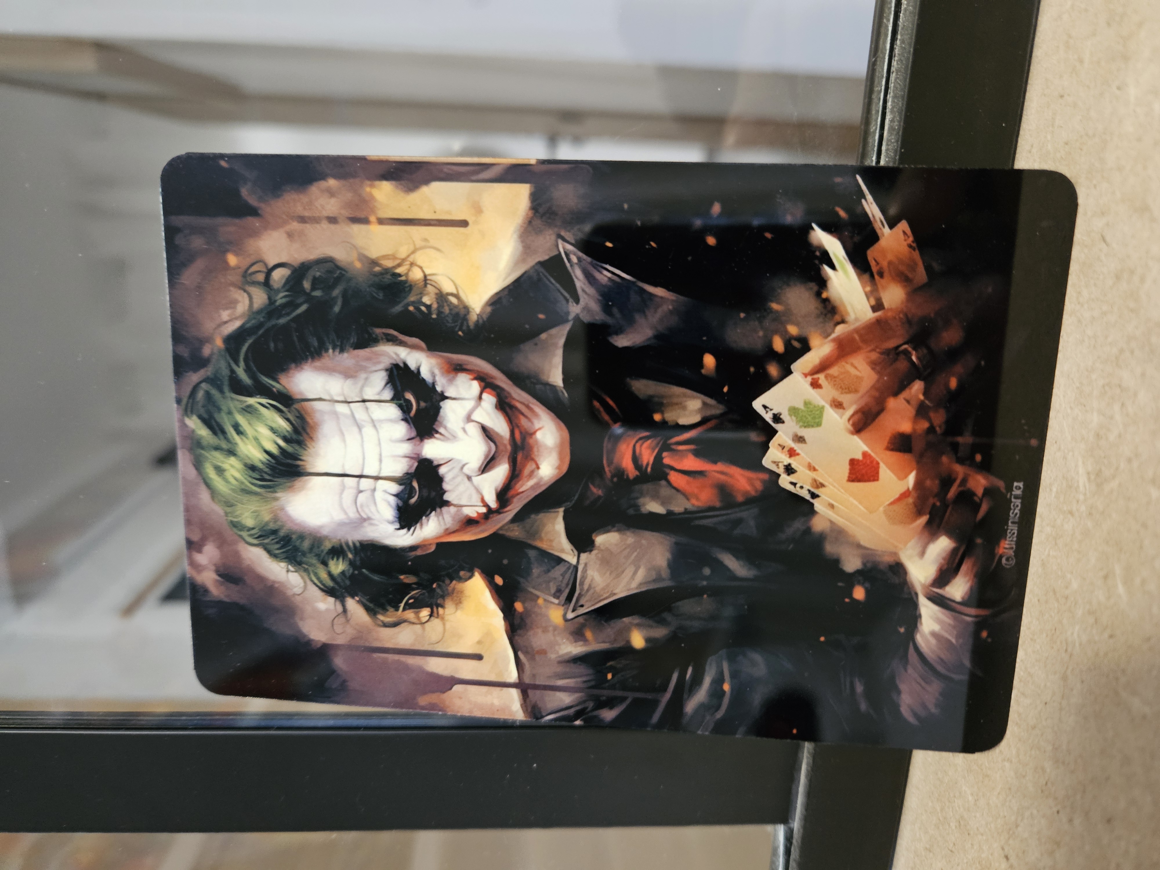 Plaque alu sublimée "Joker"
