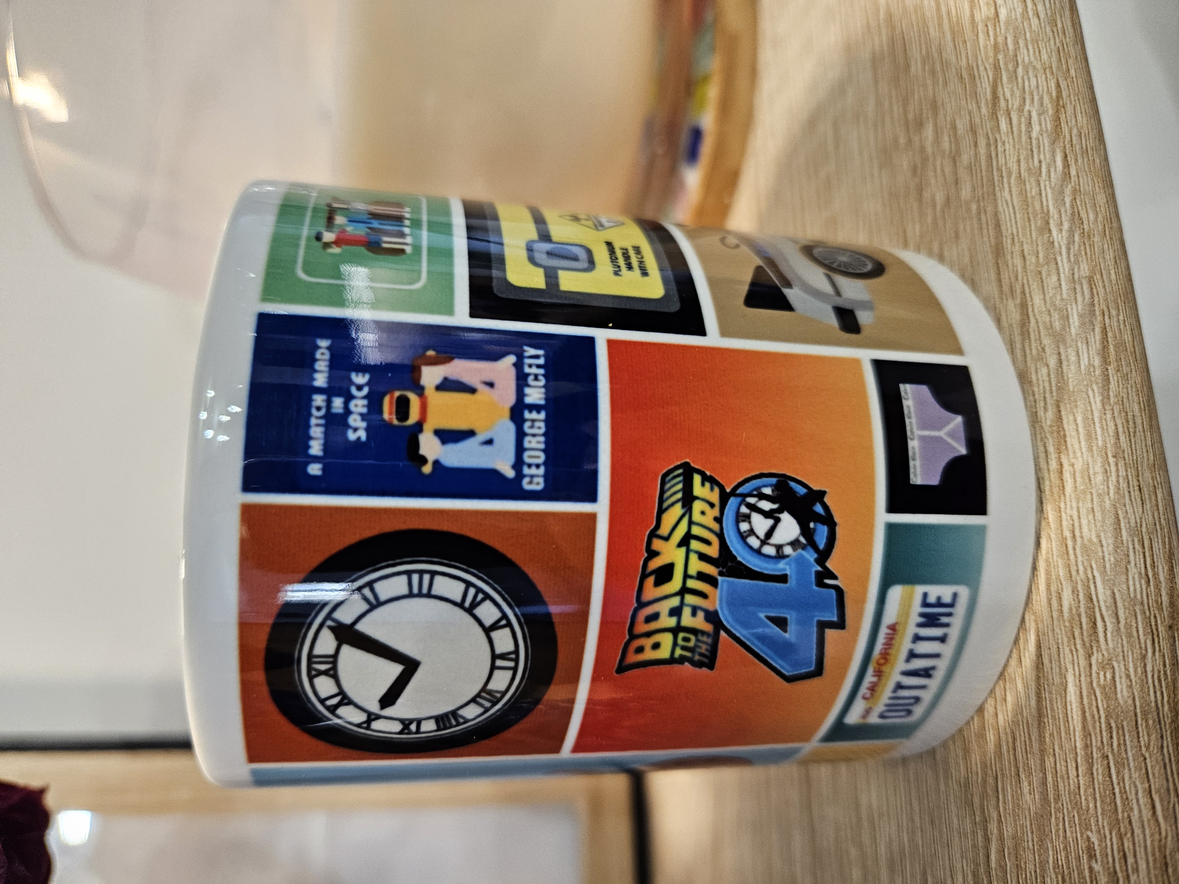 Mug Retour vers le Futur "Spécial 40 ans"