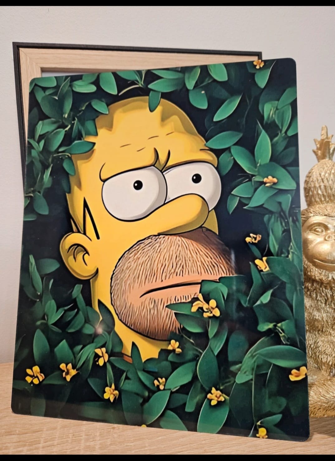 Plaque Alu  Thème "Les Simpson"