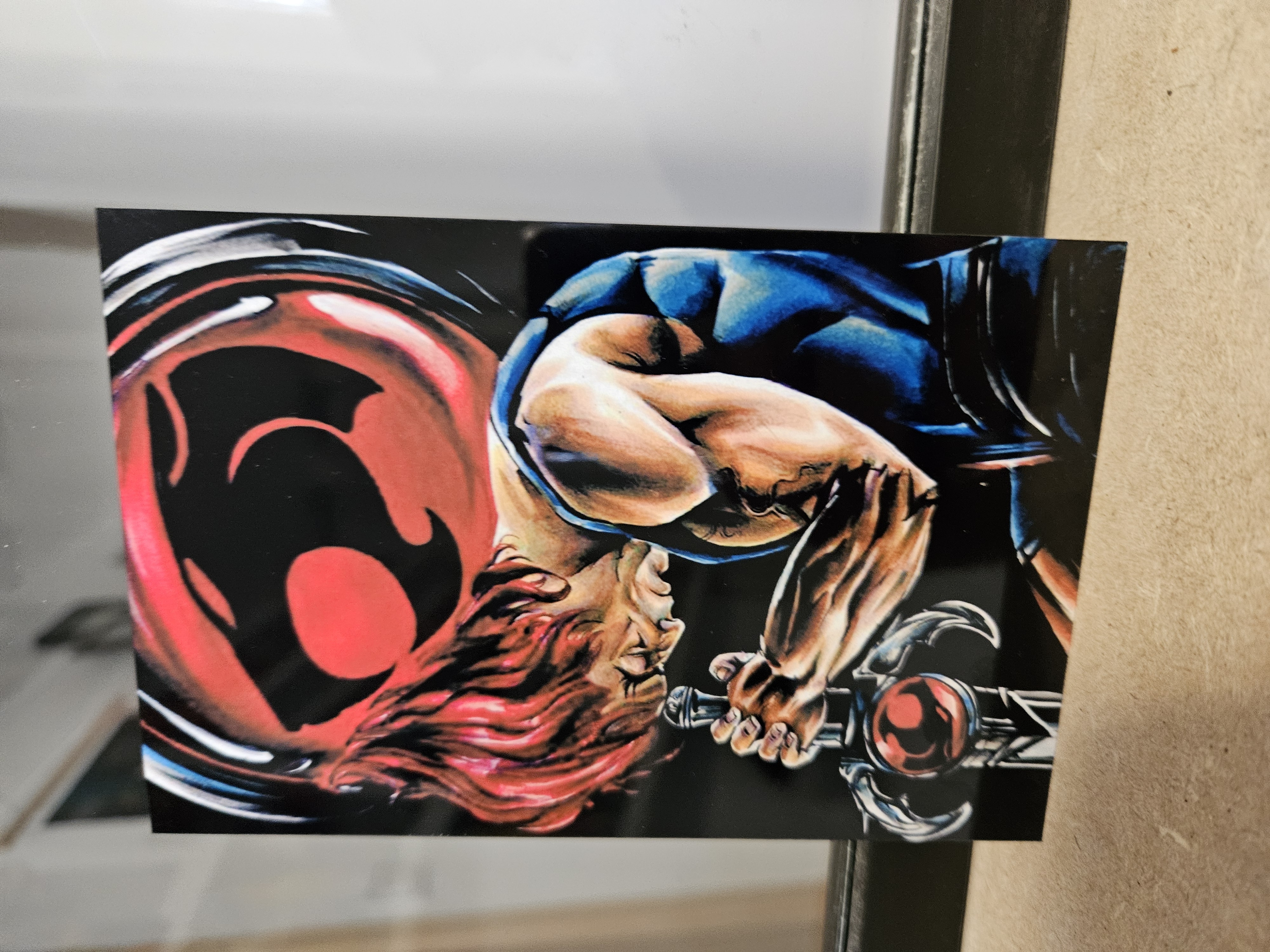 Plaque Alu subliméé. Theme "Cosmocats/Thundercats"