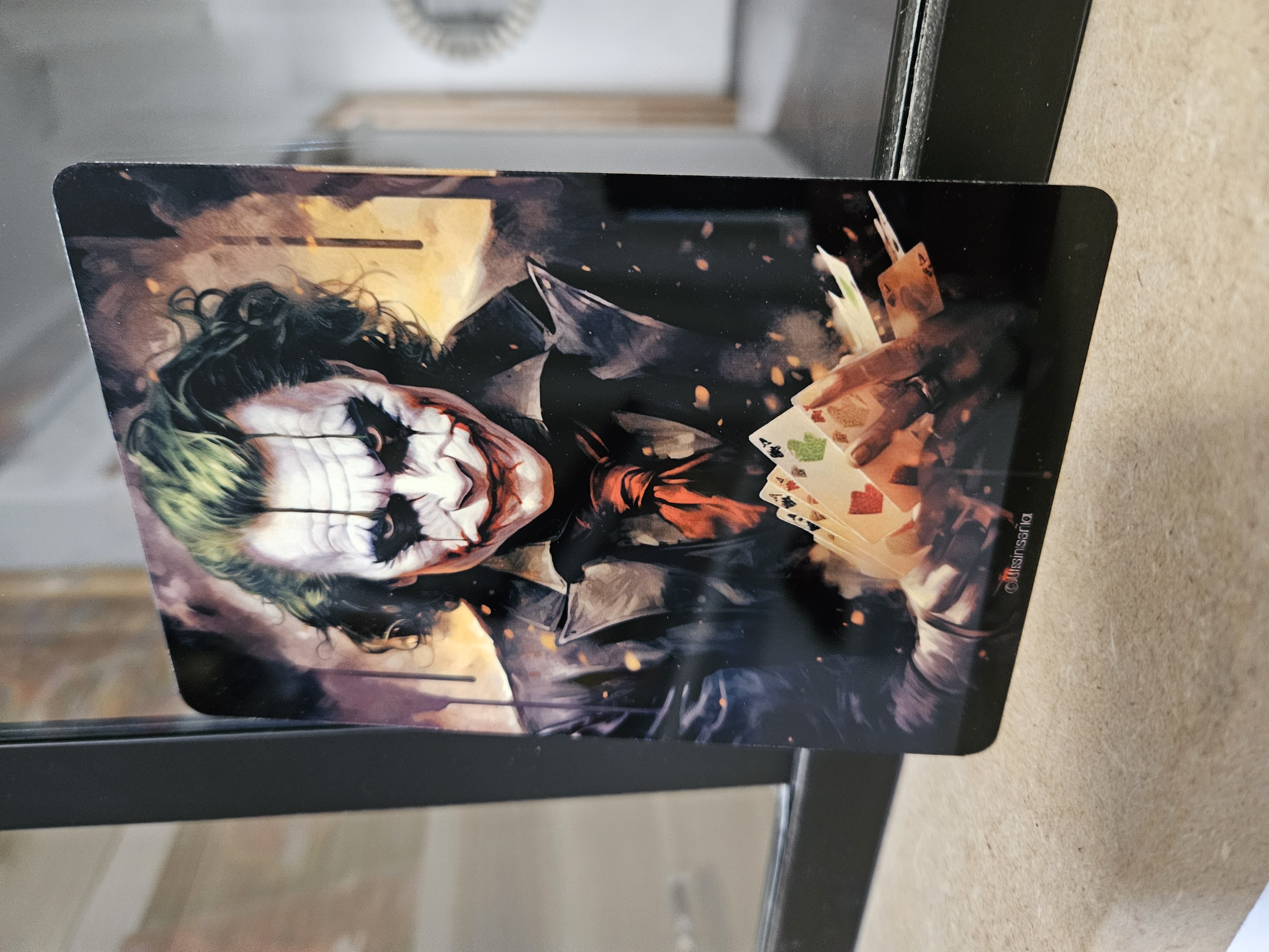 Plaque alu sublimée "Joker"