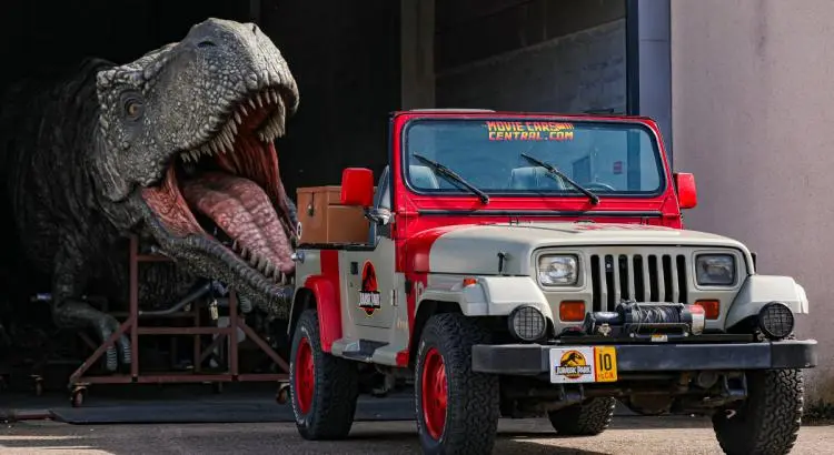 Plaque Americaine Alu  "Jurassic Park"