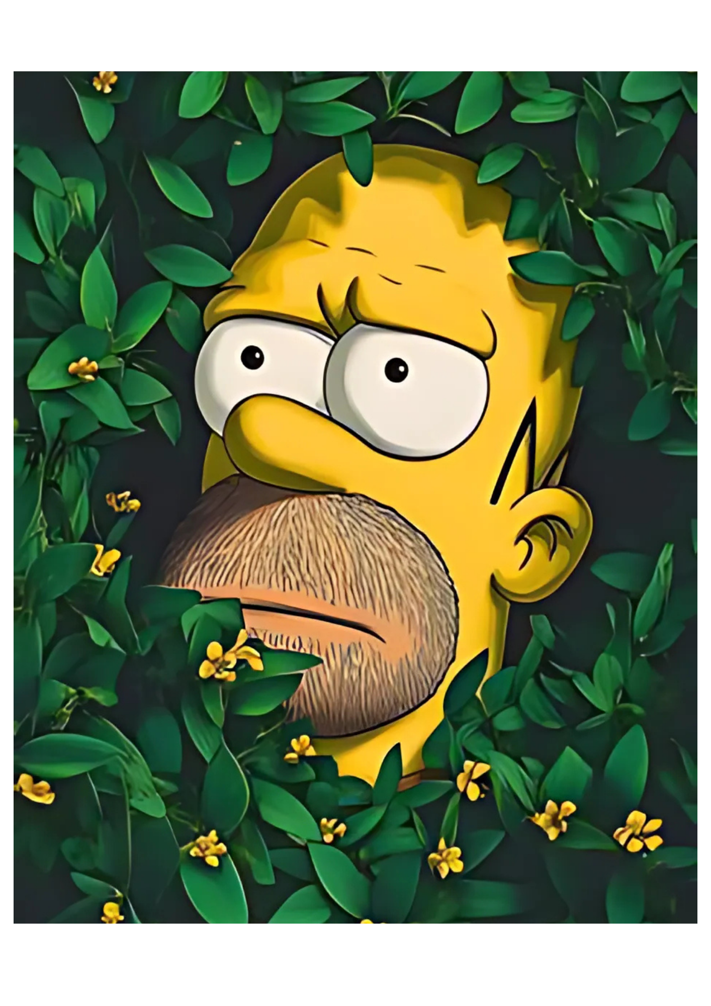 Plaque Alu  Thème "Les Simpson"