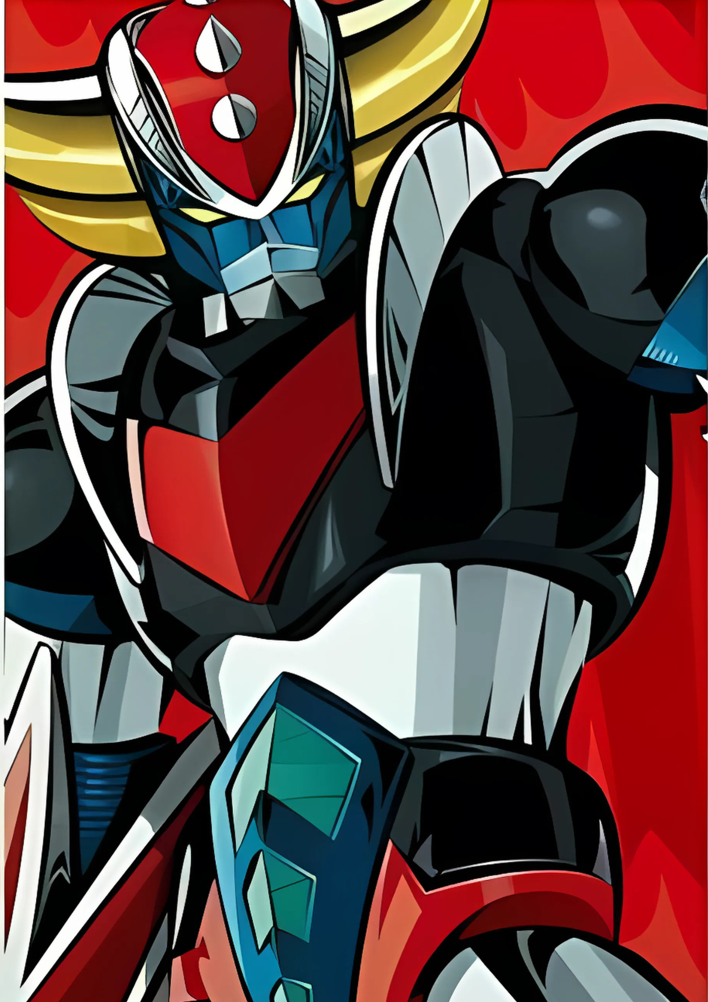 Plaque décorative Goldorak