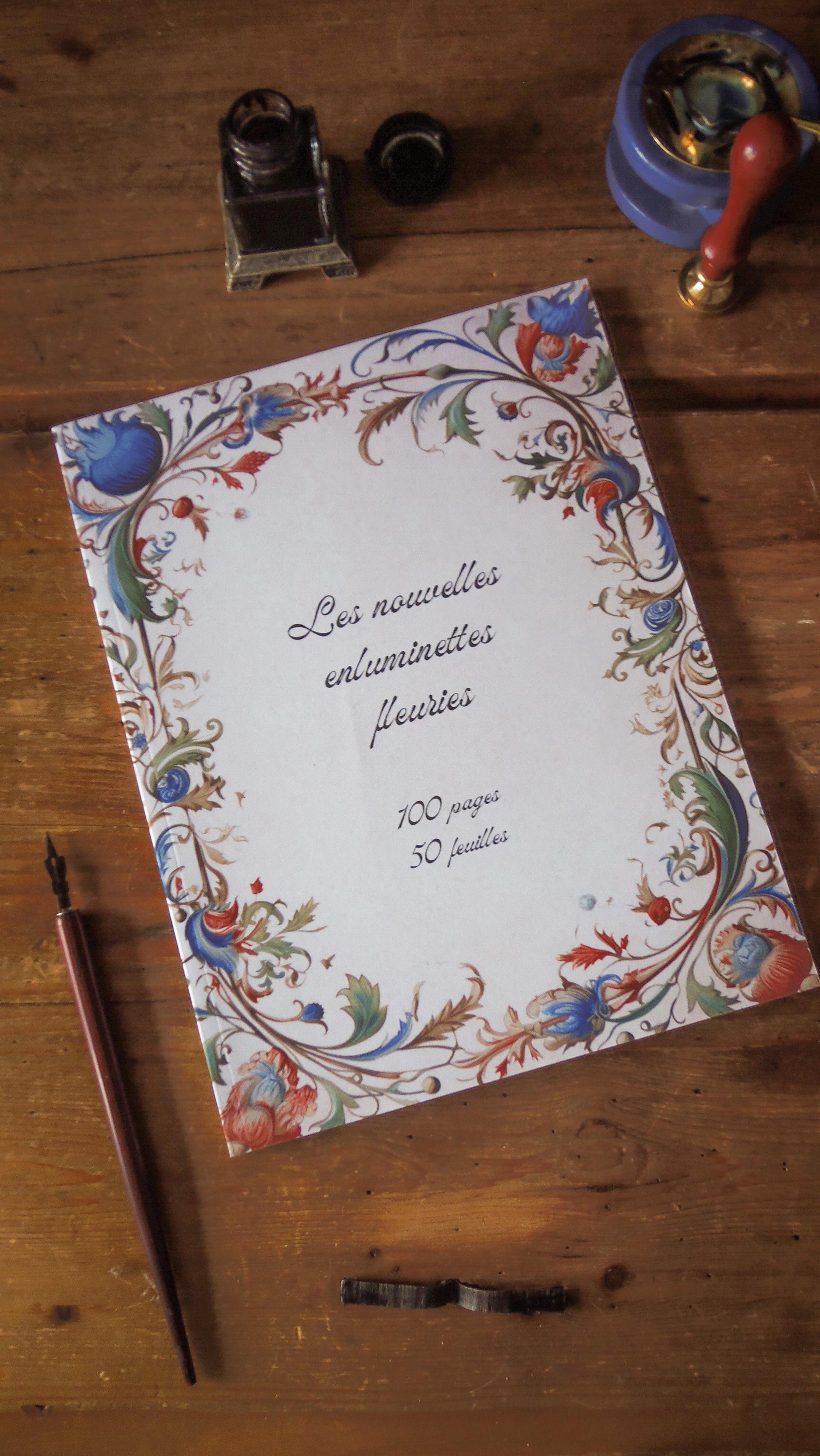 Les nouvelles enluminettes fleuries - Papeterie fantasy