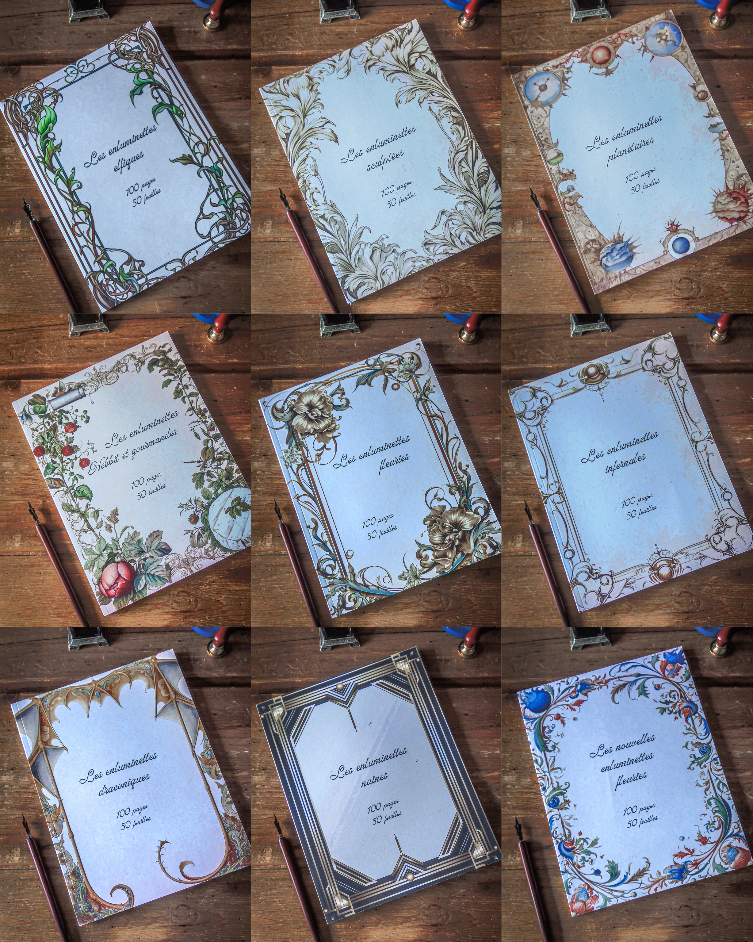 Les Enluminettes - Papeterie Fantasy