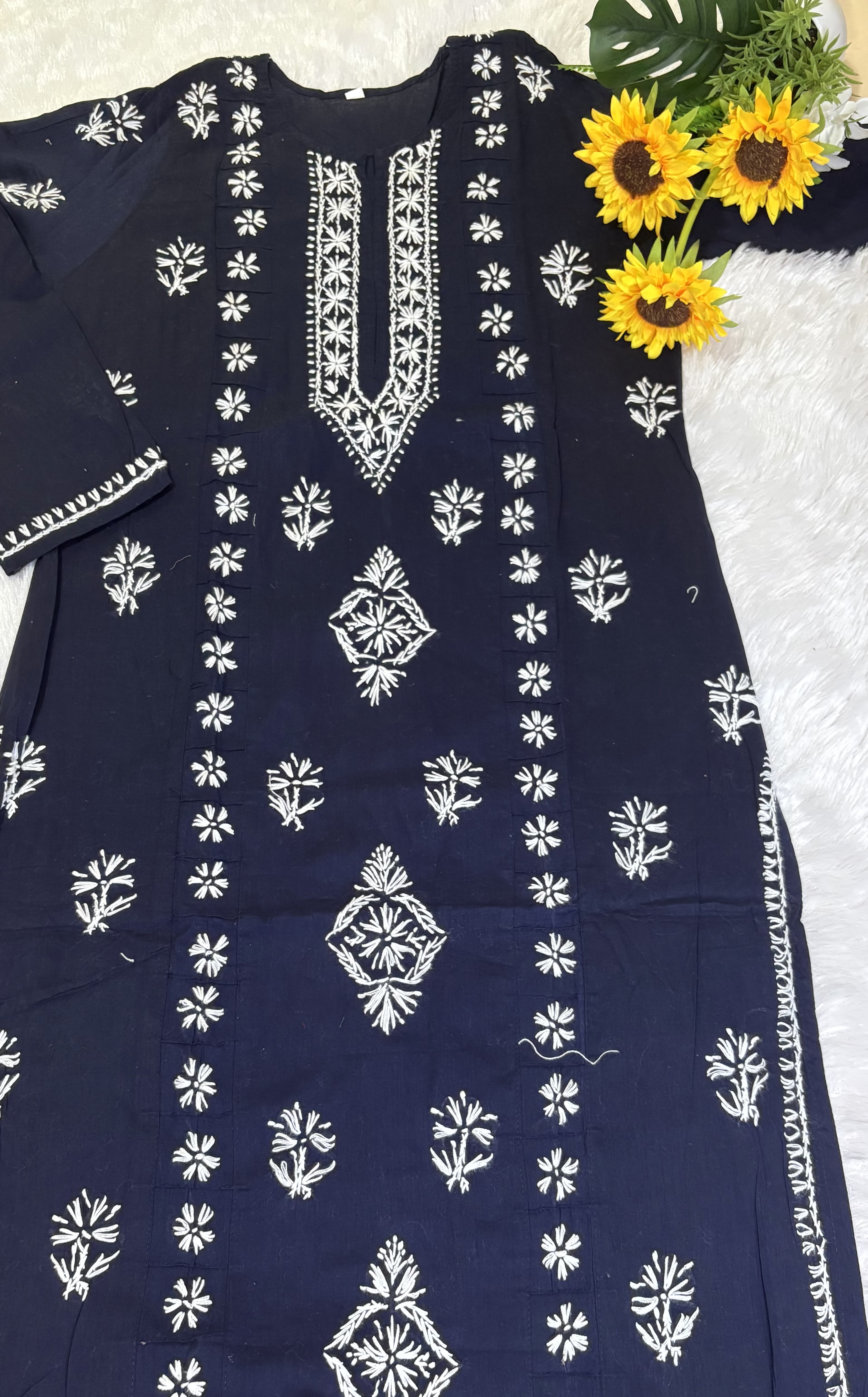 S-Cotton Nevay Blue Kurti