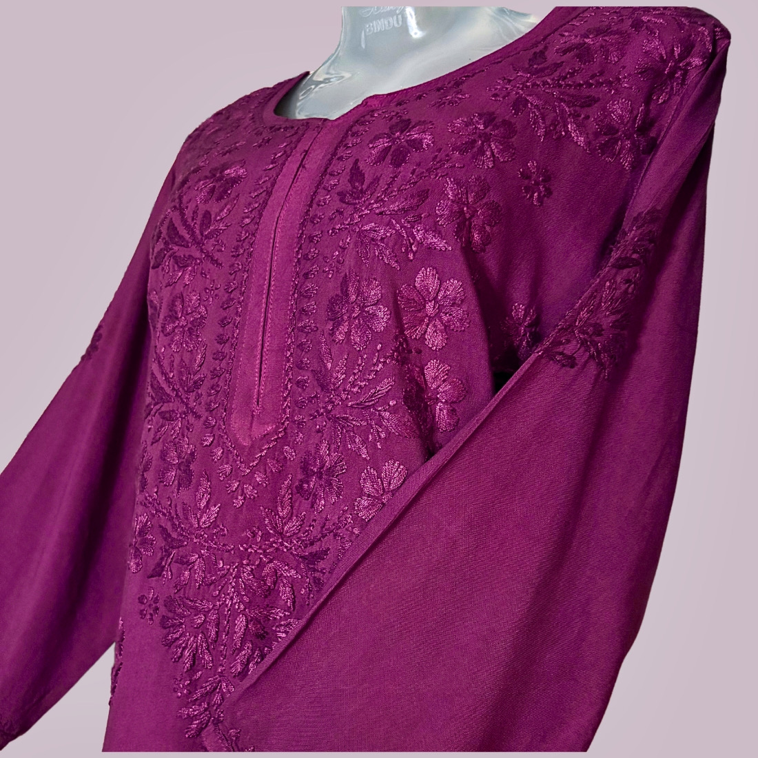 Lolipop Purple Rayon Kurti