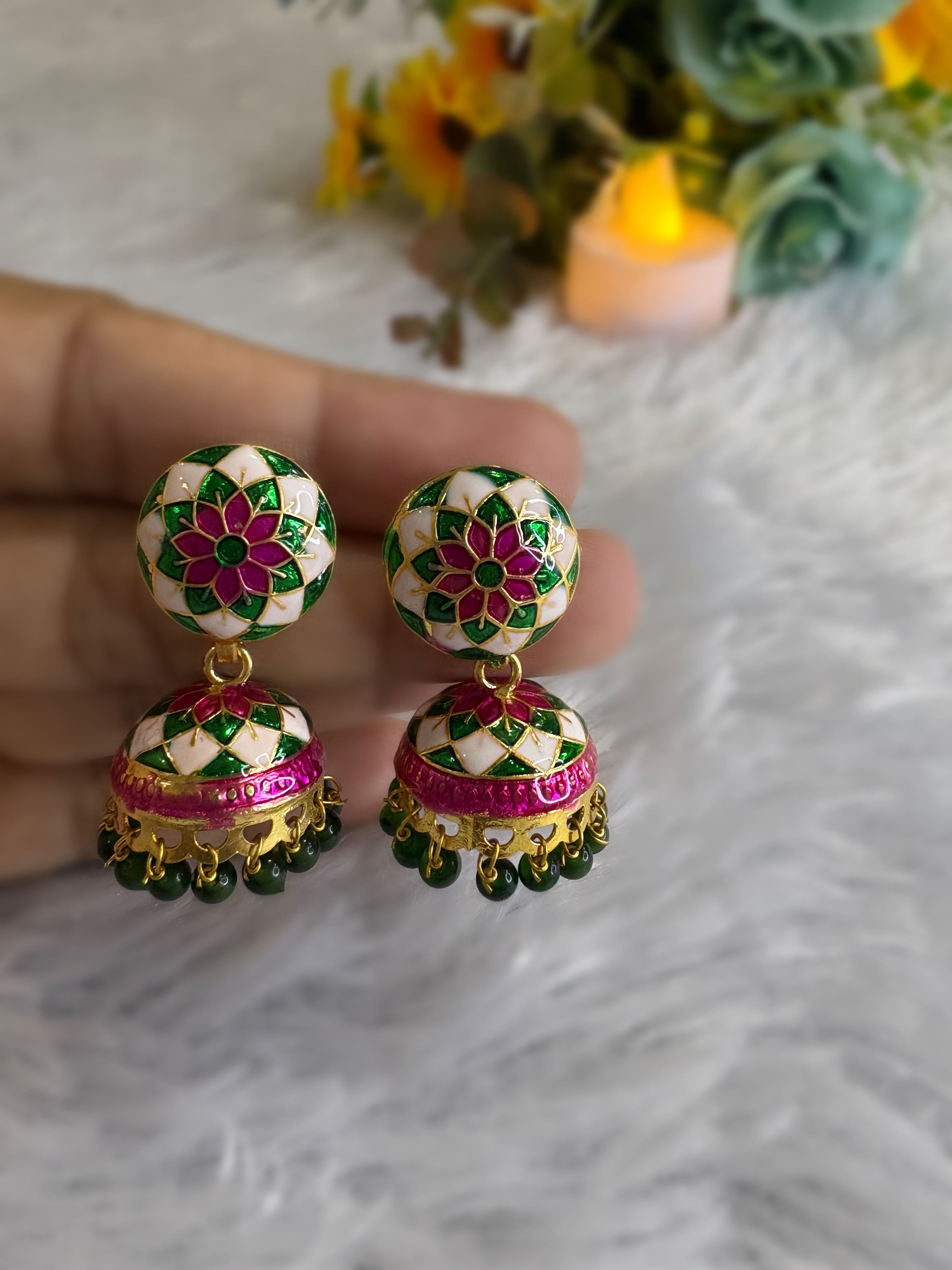 NoorTops Jhumka Earrings