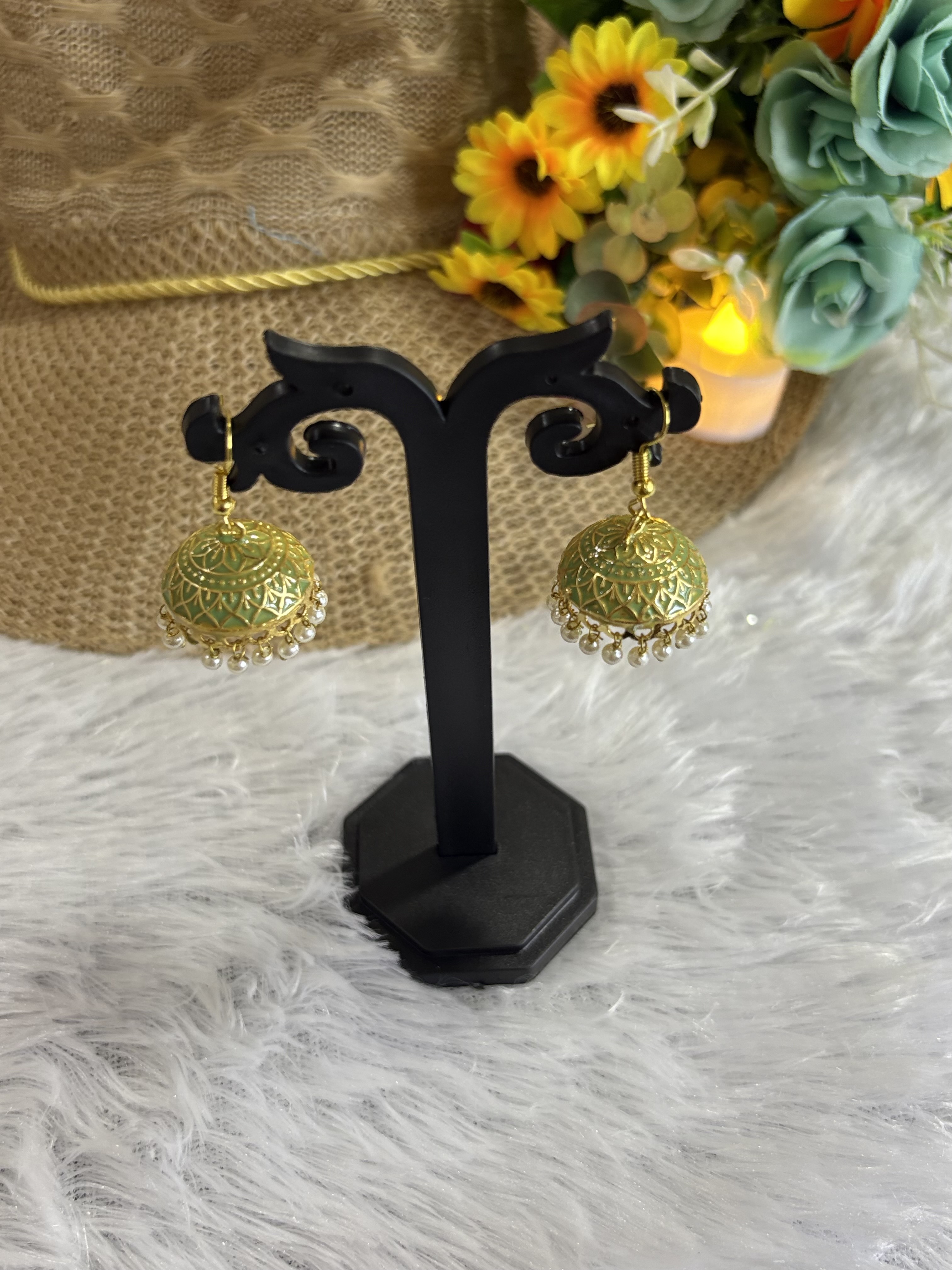 Noor-e-Rang Jhumka Earrings