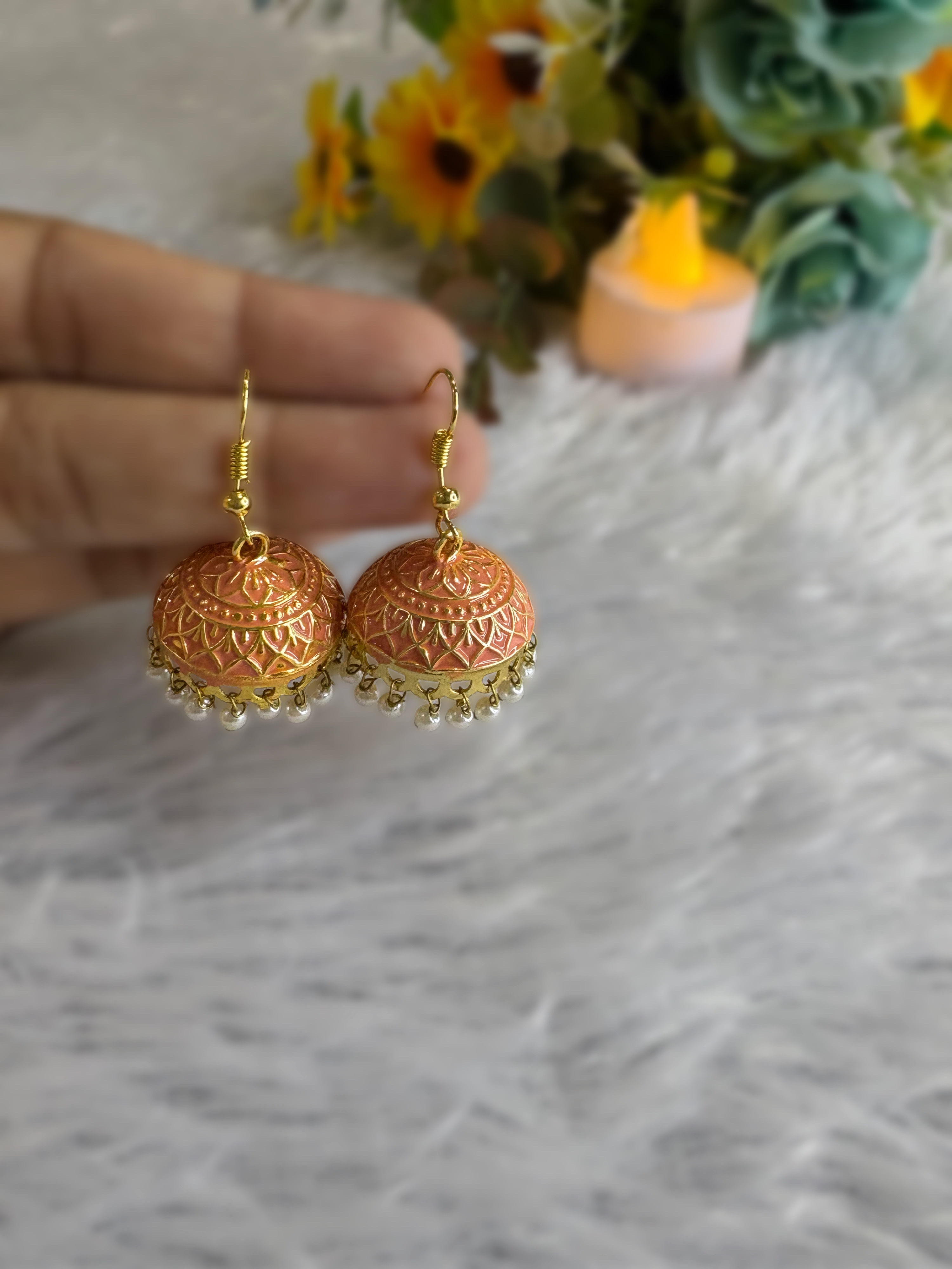 Noor-e-Rang Jhumka Earrings