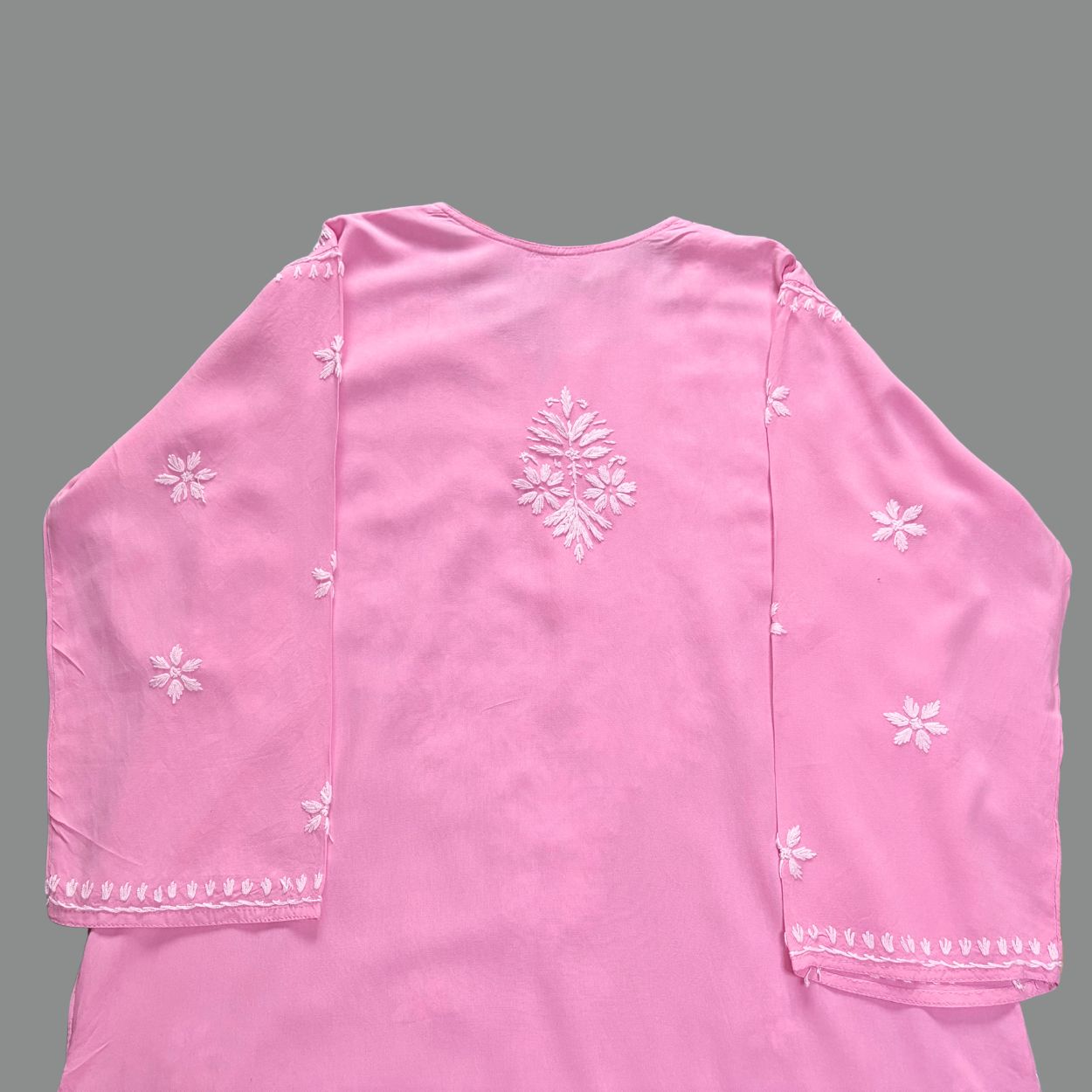 Lina Rayon Baby Pink Kurti