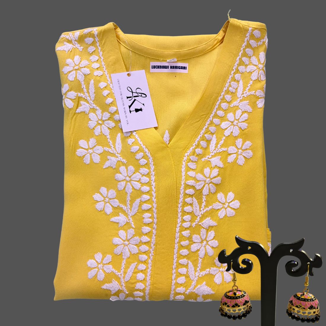 Amara Rayon Yellow Kurti