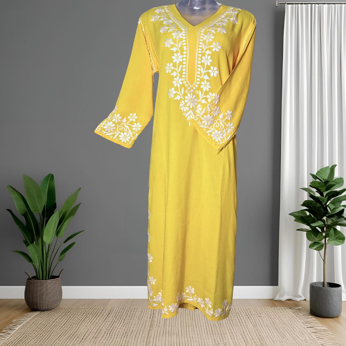 Amara Rayon Yellow Kurti