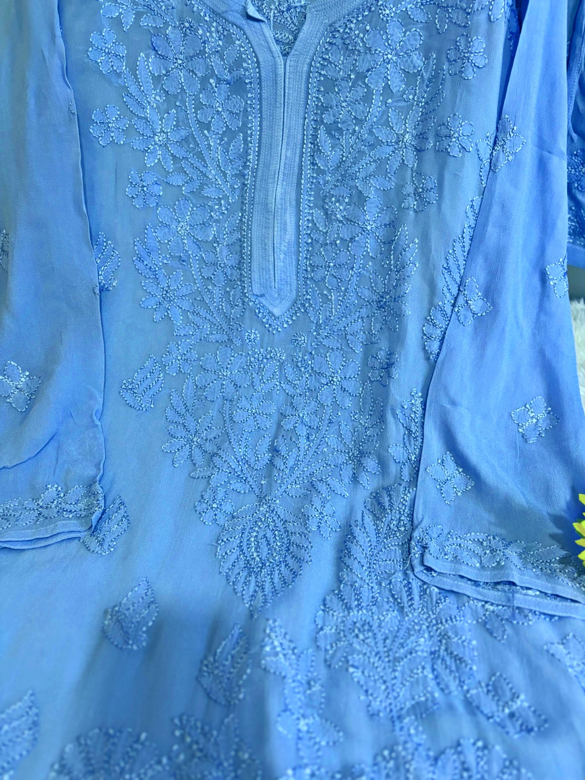 Powder Blue Viscouse fabric 4 Psc Set