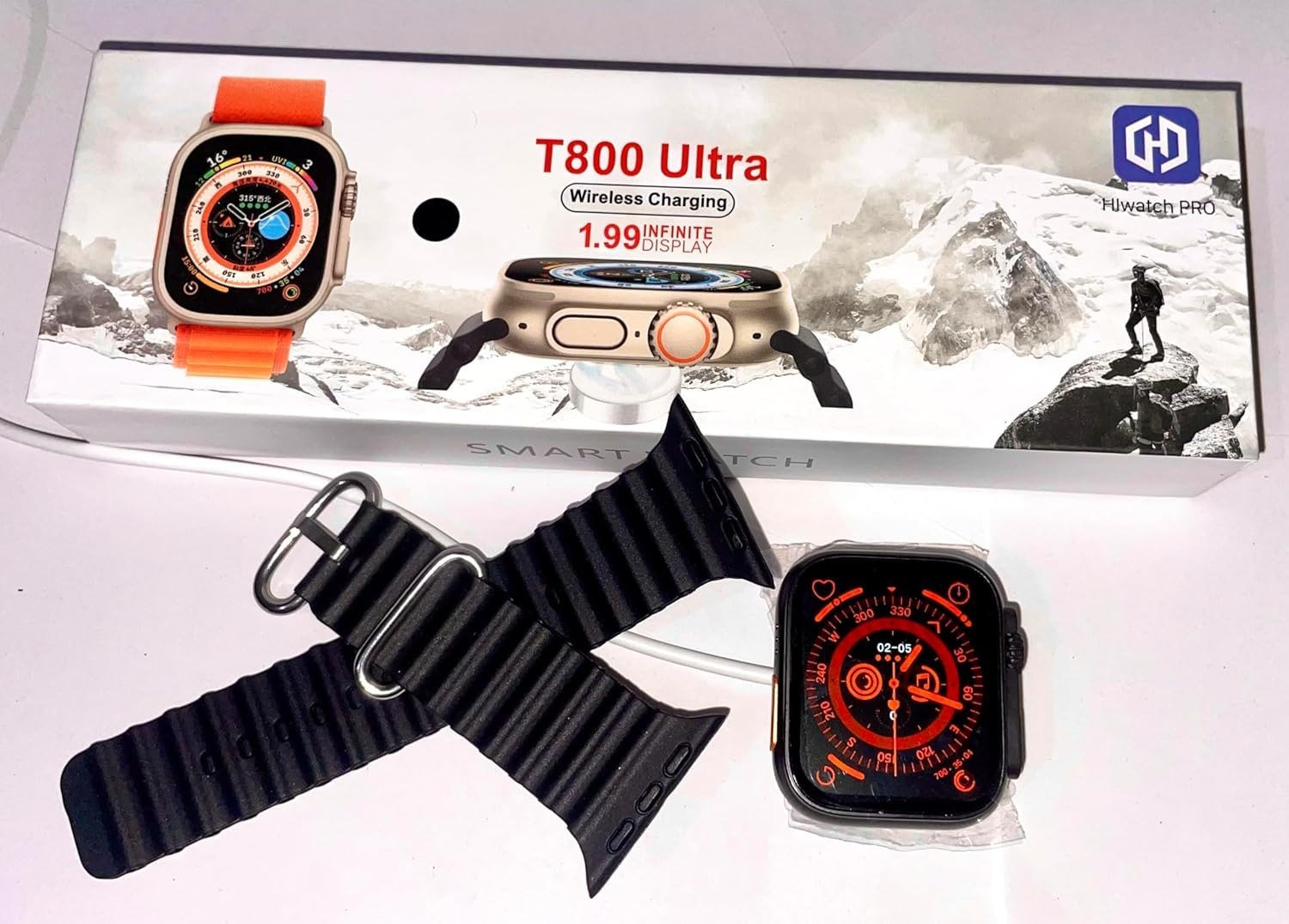 Smart Watch- T800 Ultra 1.99 Infinite Display