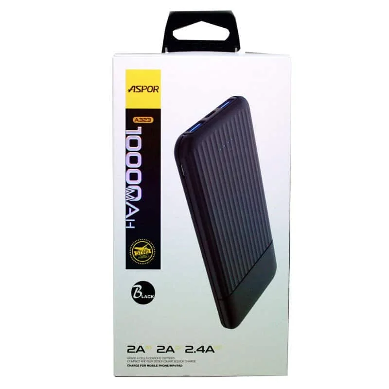 Aspor 10000mAh Power Bank