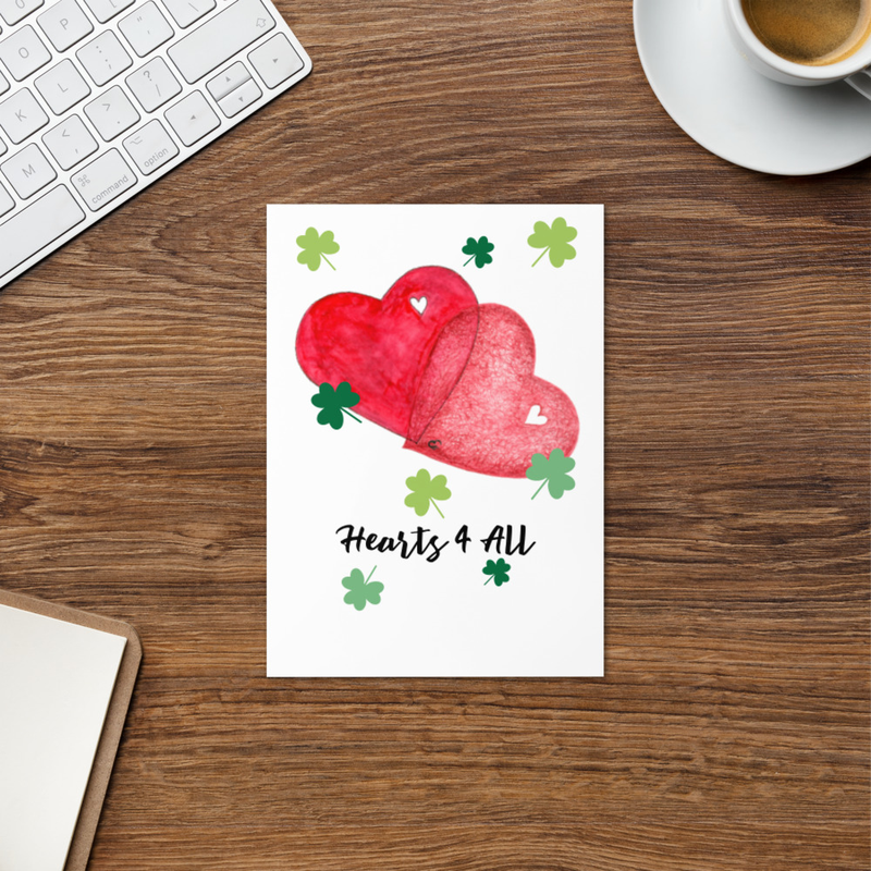 Tarjeta de felicitación Hearts 4 All by Elena Exenberger