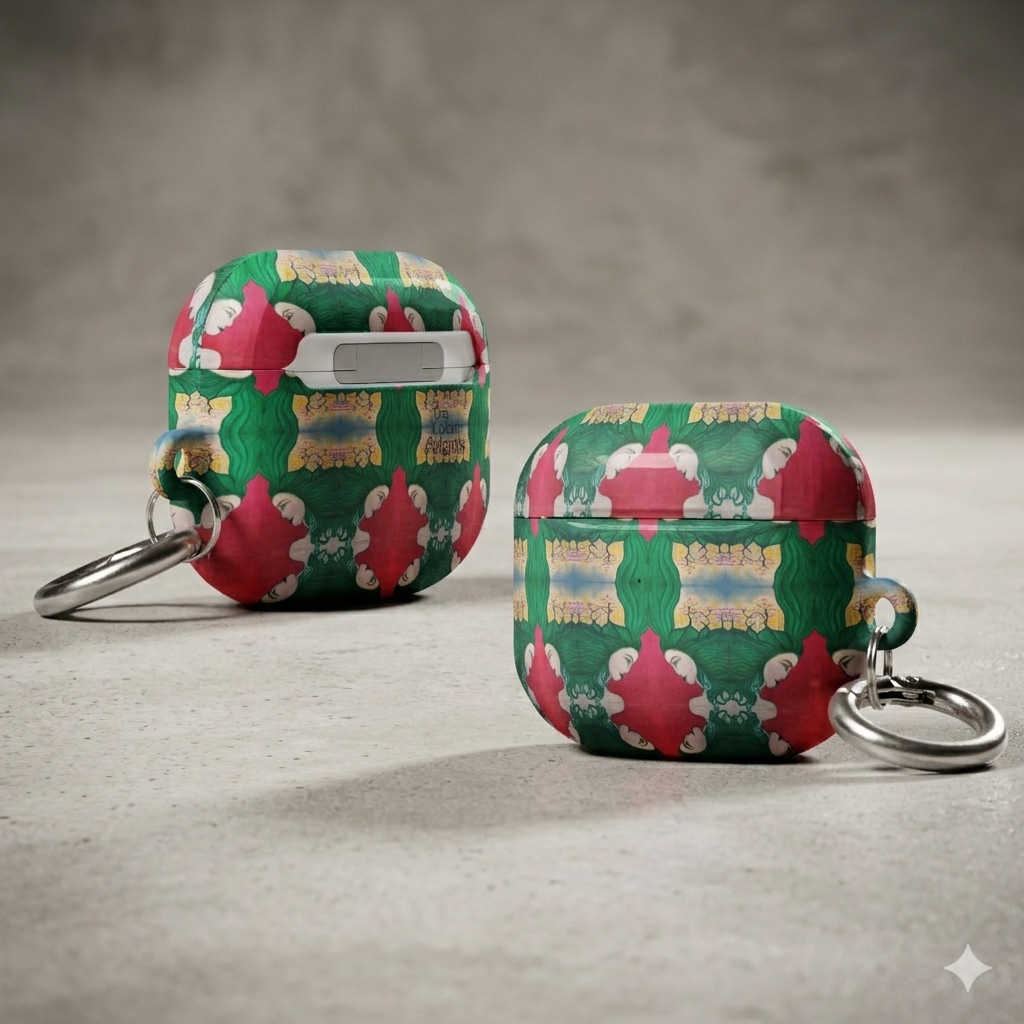 Funda para AirPods con diseño artístico