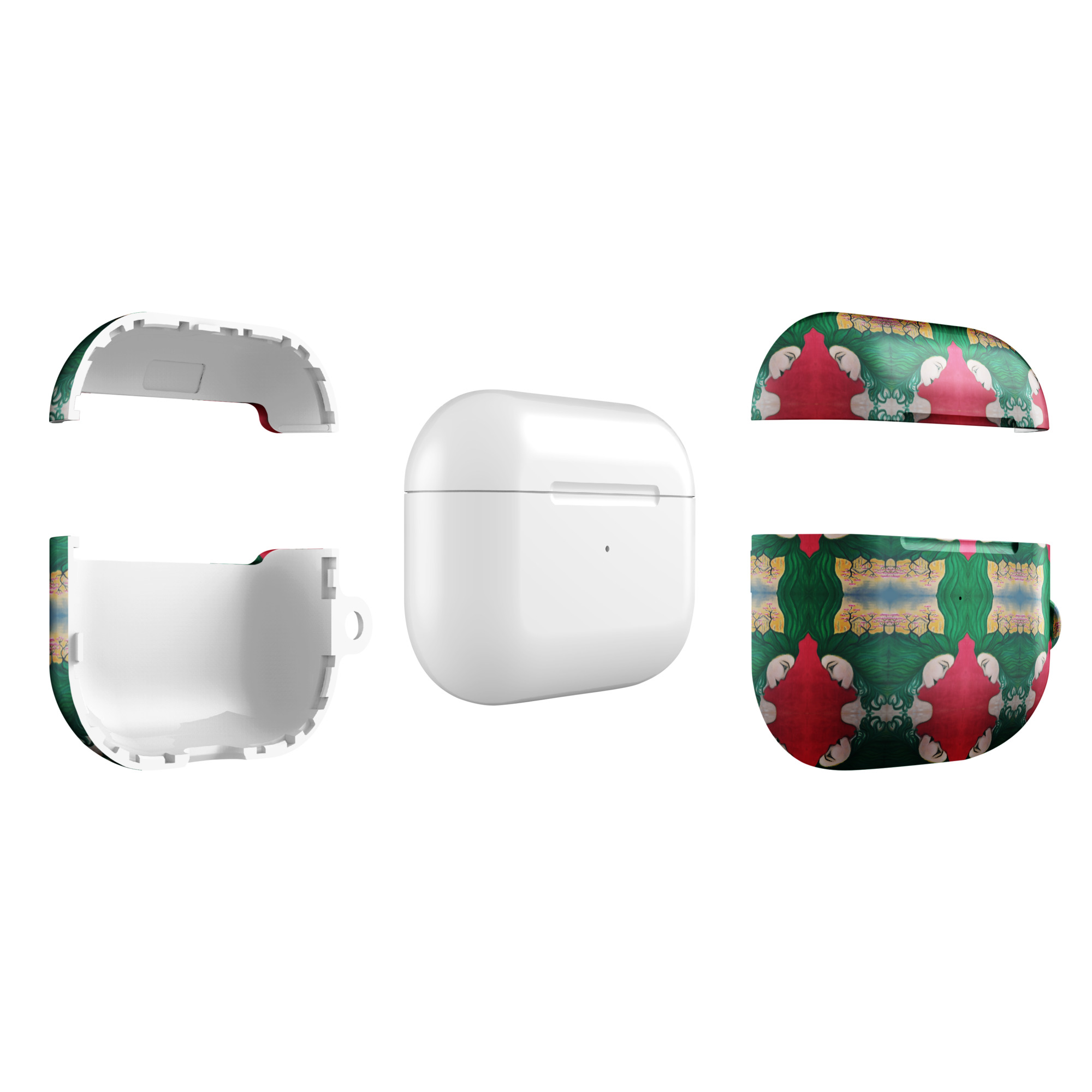 Funda para AirPods con diseño artístico