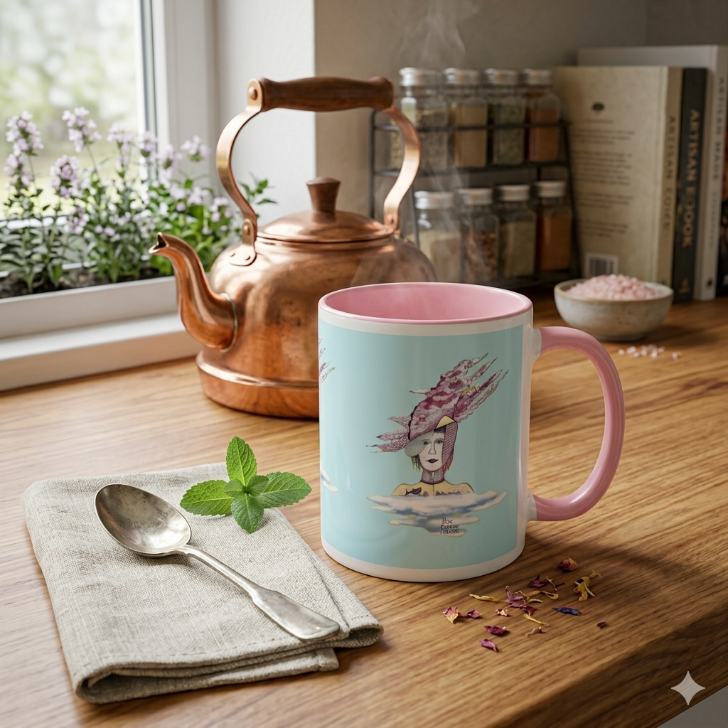 Taza artística con ilustración | Flor de Cerezo