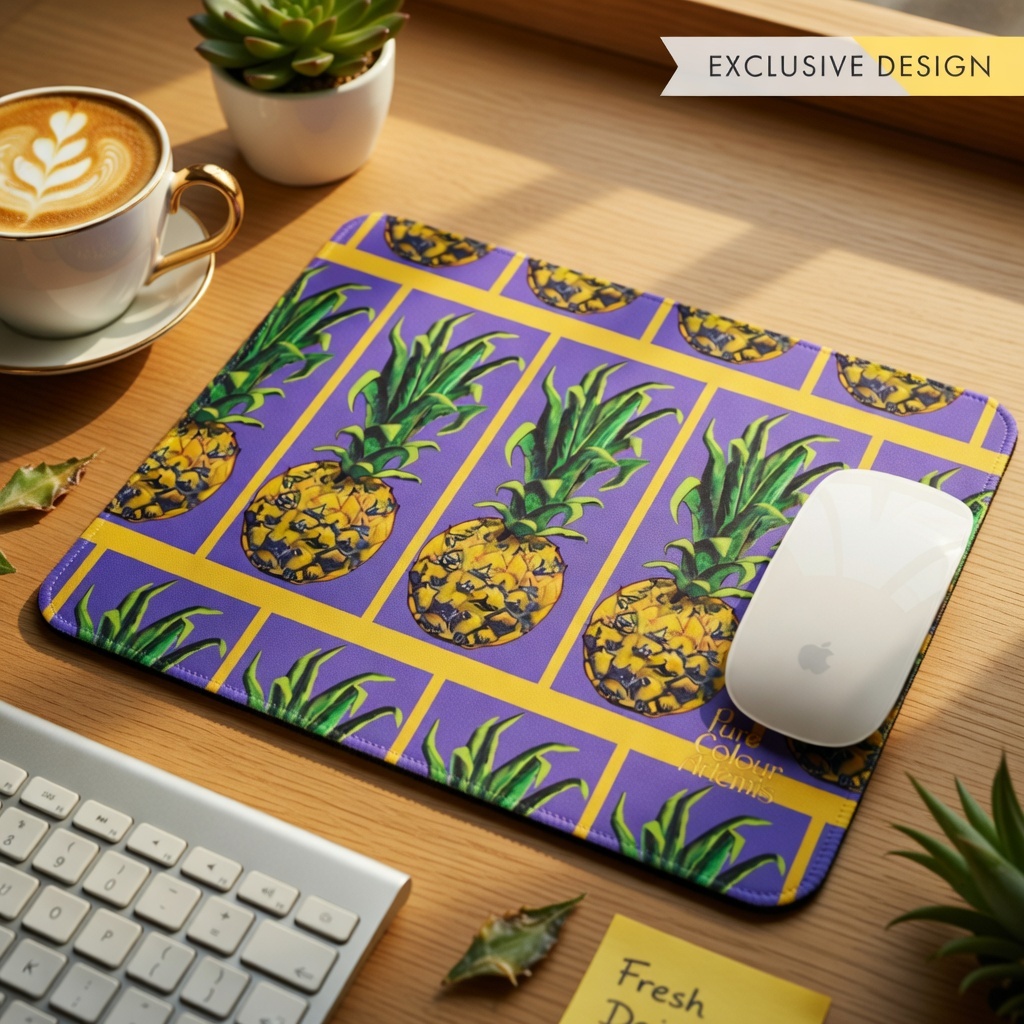 Alfombrilla de ratón Piñas Pop Art