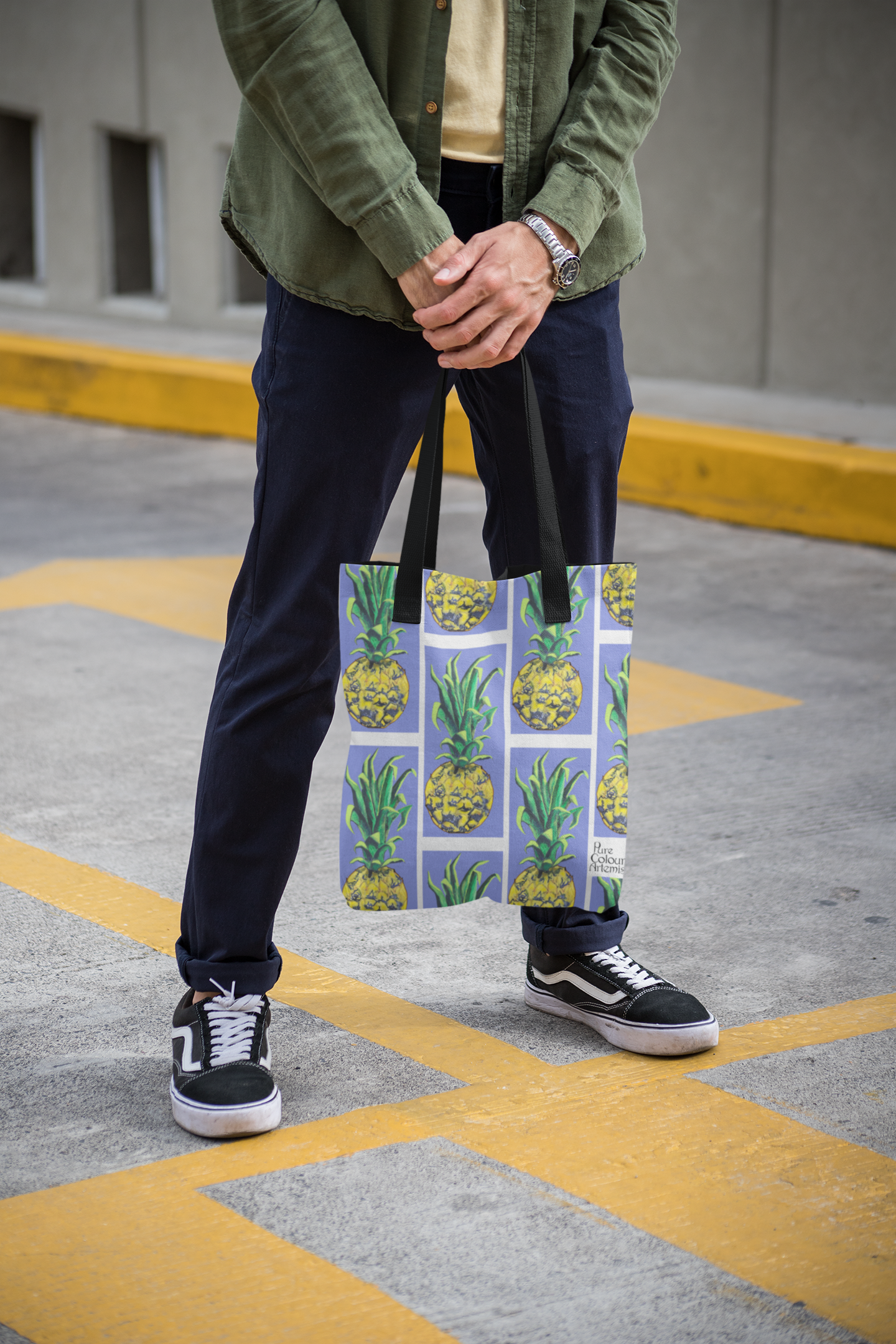 Bolso Tote Piñas Tropicales