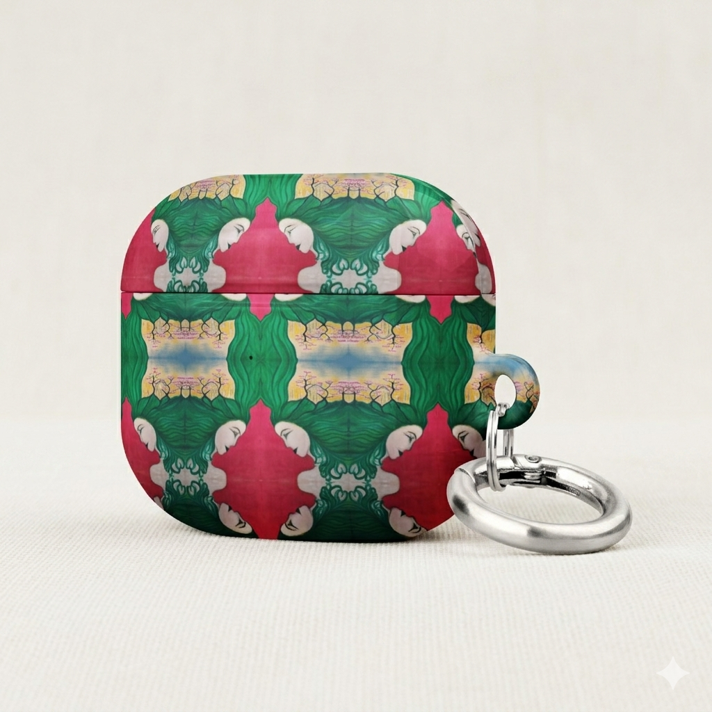 Funda para AirPods con diseño artístico