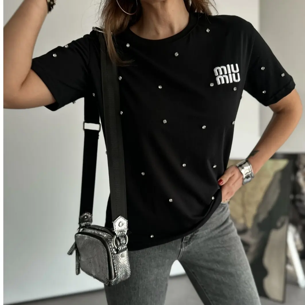 Miu Miu Siyah Tişört