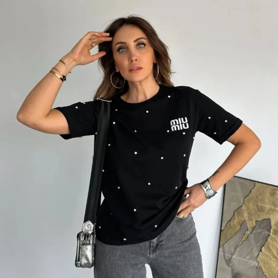 Miu Miu Siyah Tişört