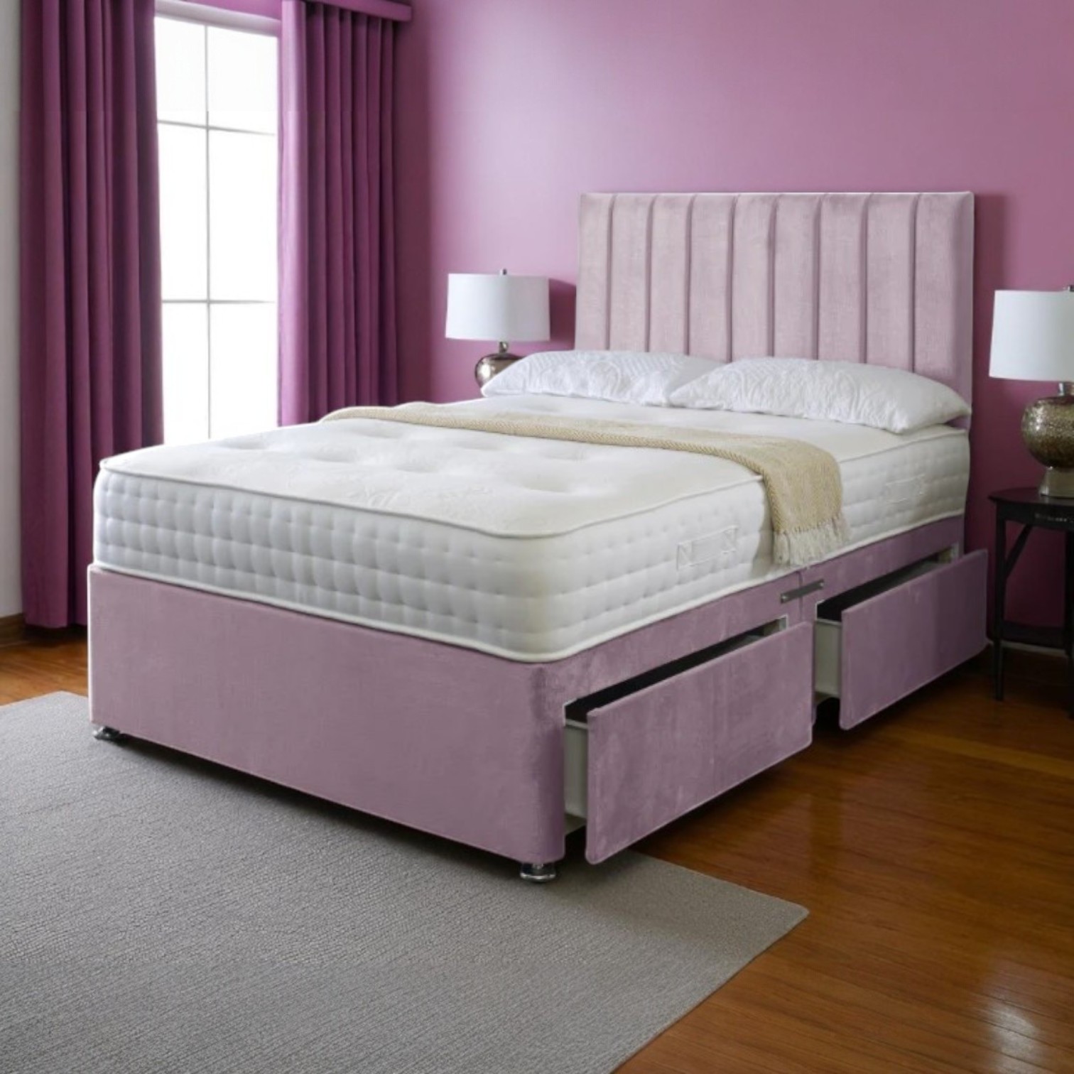 Elara Panelled Divan Bed
