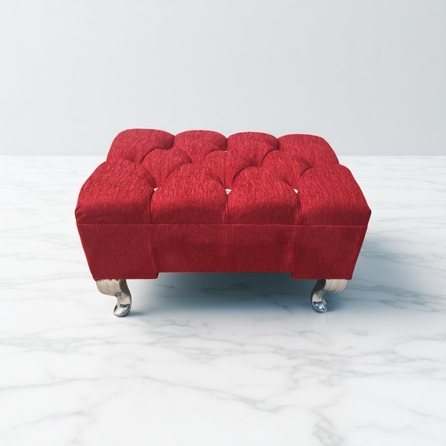 Glam Accent Footstool